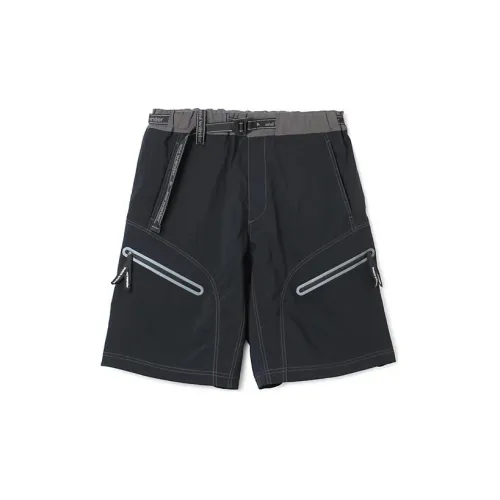 And Wander Maison Kitsune X AND WANDER Casual Shorts Unisex Black