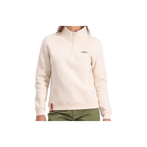 Alpha Industries Sweatshirts Women's Ecru