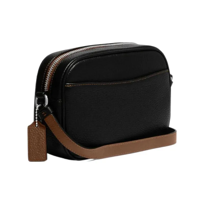 COACH Jamie Grained Leather Camera Bag Shoulder Bag Crossbody Bag Mini Women's Black-1
