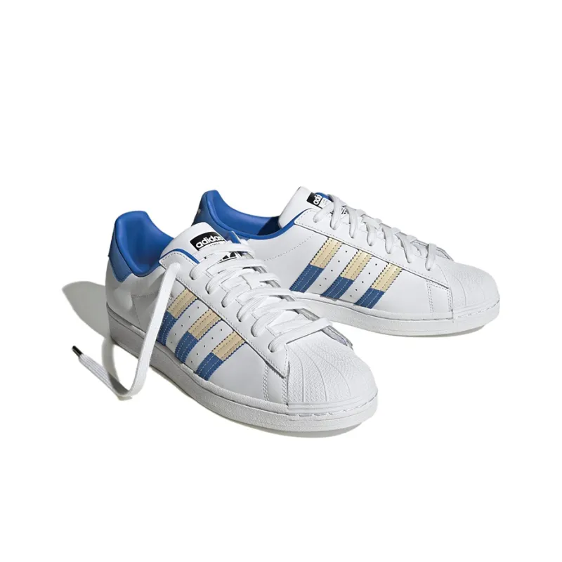 Adidas Superstar White Royal Sand Strata-2