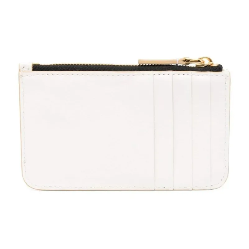 MARNI Calfskin Card Holder Women's White & Blue-1