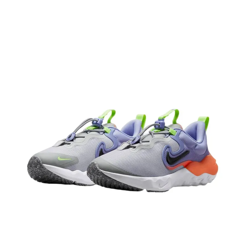 Nike Run Flow GS 'Photon Dust Purple Pulse'-2