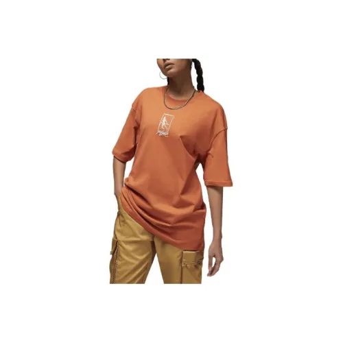 Jordan Flight T-Shirts Women's Orange