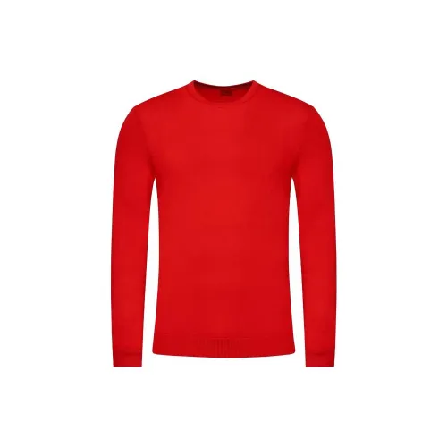 HUGO BOSS Sweaters Men Red