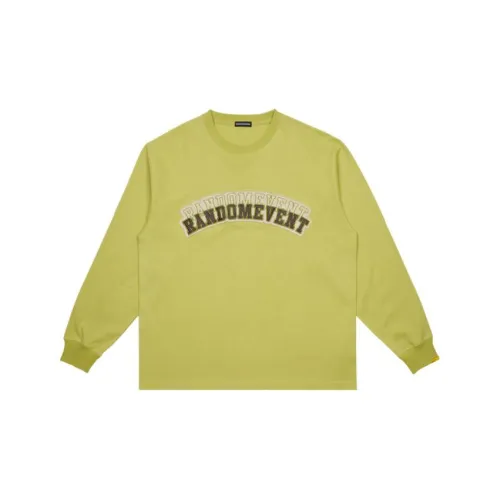 Randomevent T-Shirts Men Yellow Green