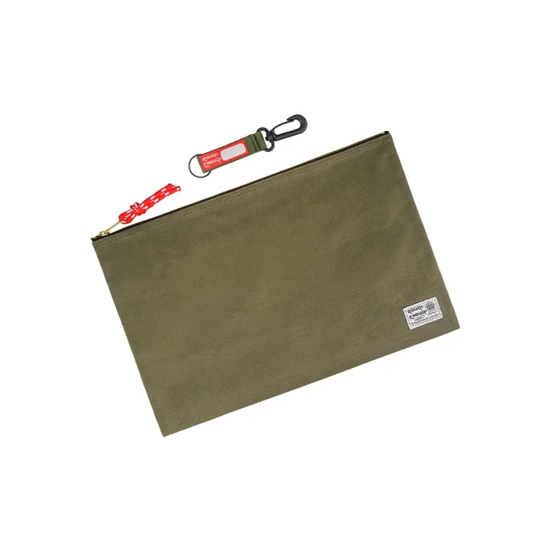 Rough Enough Canvas Canvas Bag Clutches Large Size Unisex Camouflage-5