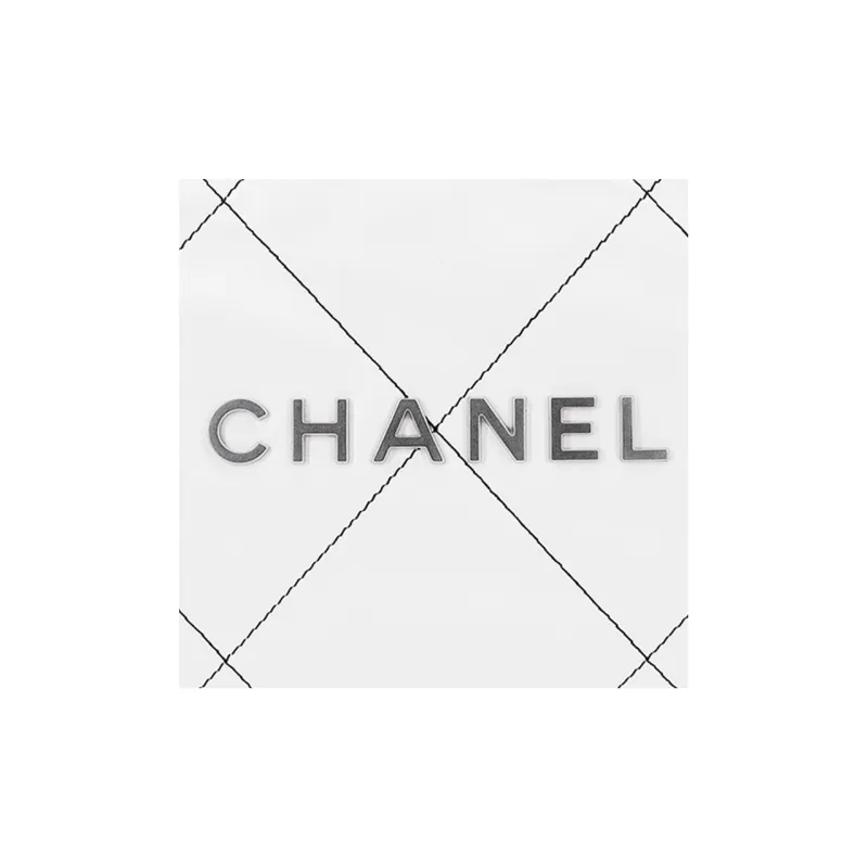 CHANEL 22Bag Leather Tote Bag, Shopping Bag, Handbag, Shoulder Bag Trumpets Women's White-3