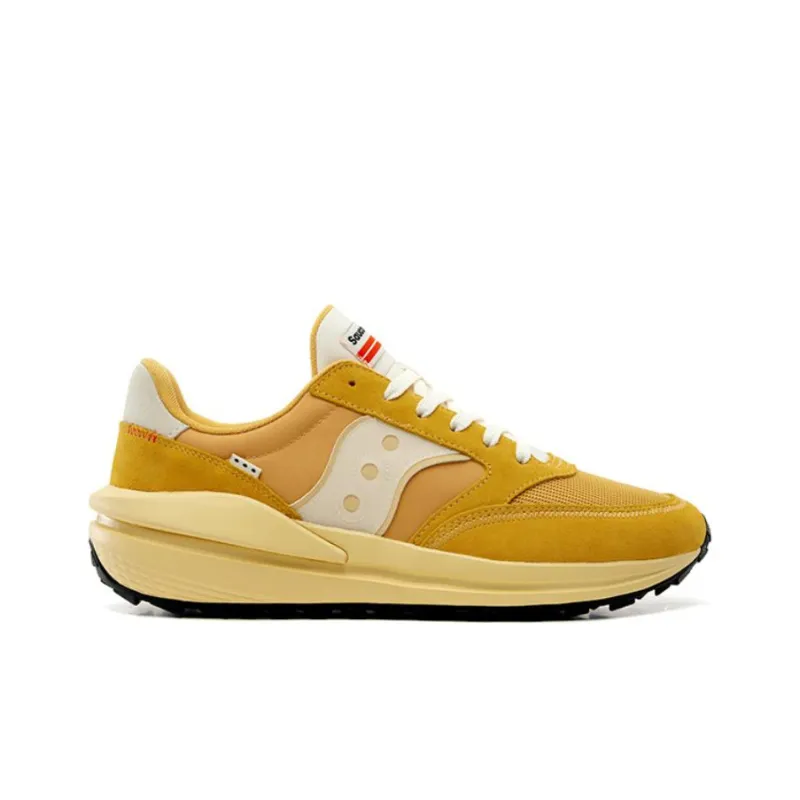Saucony JAZZ RENEW Durable Breathable Low Top Casual Shoes Unisex Yellow-1