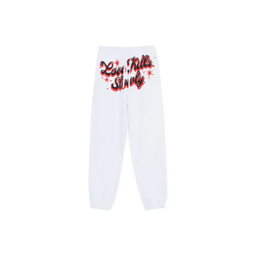 Ed Hardy Knitted Sweatpants Women's White E1PAW041