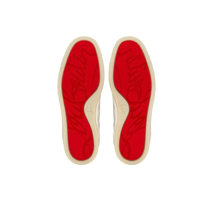 Christian Louboutin Louis Junior Spikes Orlato White-5