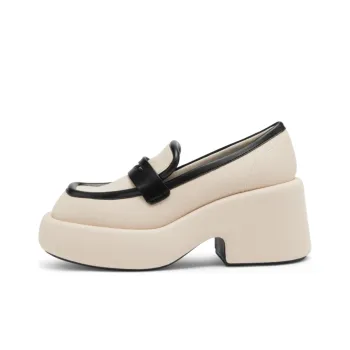 CHARLES&KEITH Loafers Women's Low Top Black/Orange