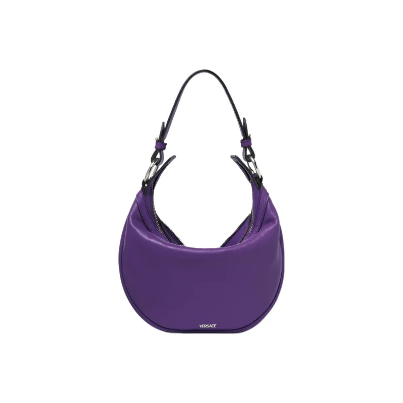 FANSIZHE Cow Leather Hobo Bag Biker Bag Shoulder Bag Handbag Shoulder Bag Women's Purple-2