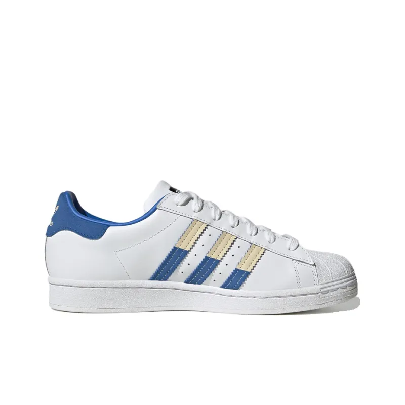 Adidas Superstar White Royal Sand Strata-1
