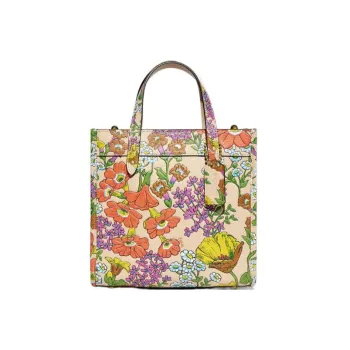 COACH Field 22 Leather Tote Bag Shopping Bag Shoulder Bag Handbag Medium Size Women's Multicolor
