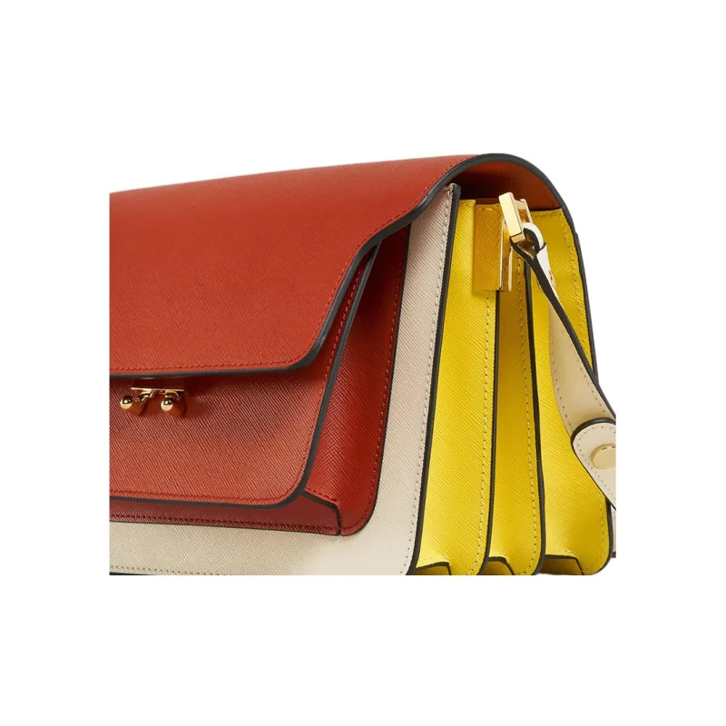 MARNI Open-Flap Shoulder Bag-4