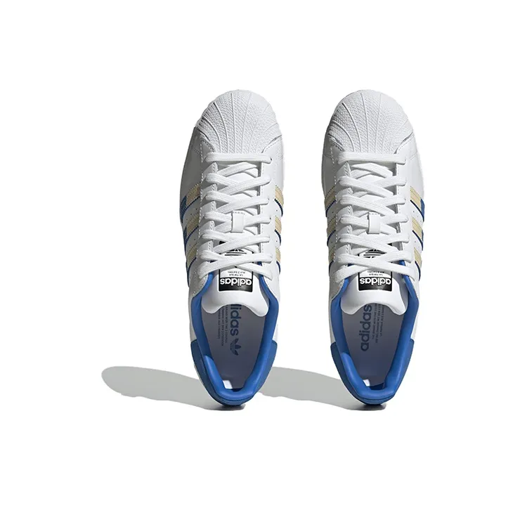Adidas Superstar White Royal Sand Strata-3