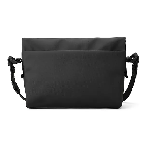 PIERRE CARDIN Fabric Messenger Bag, Shoulder Bag, Crossbody Bag Medium Size Men's Black-2