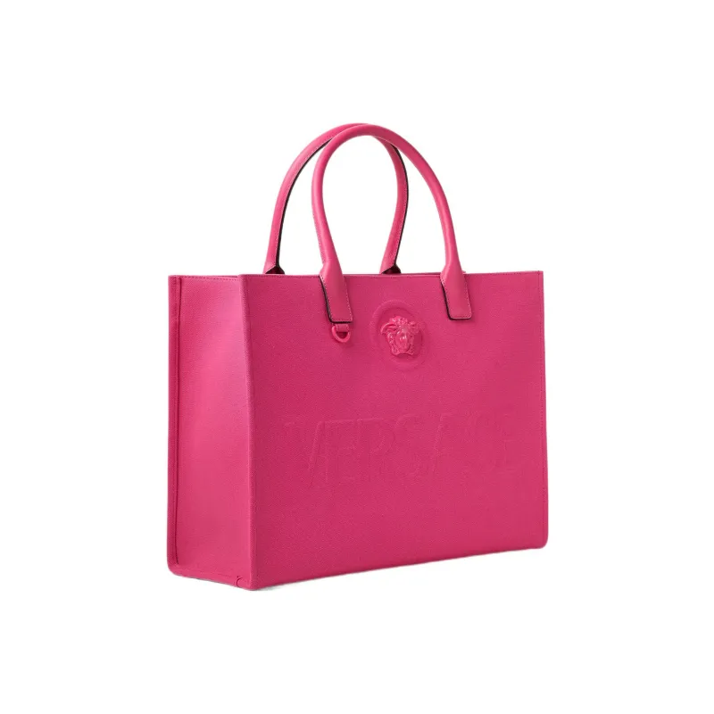 FANSIZHE La Medusa Calfskin Tote Bag Shopping Bag Shoulder Bag Handbag Large Size Women's Pink-1