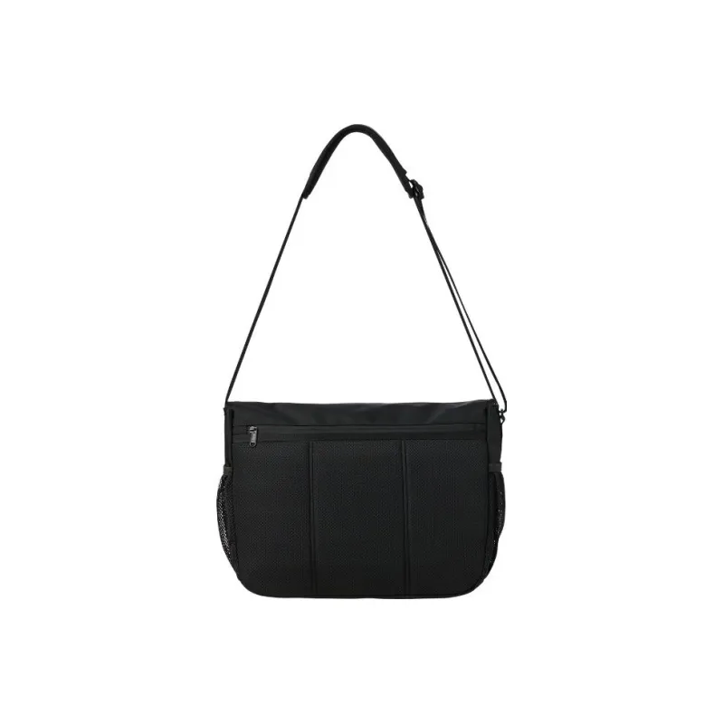 NERDY Polyester Messenger Bag, Shoulder Bag, Crossbody Bag Regular Unisex Black-2