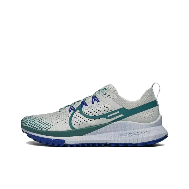 Nike React Pegasus Trail 4 Light Silver Racer Blue Football Grey Mineral Teal-0