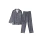 Men's Paper Folding Print Long-Sleeved Set