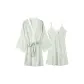 Pine and Plum Crane Chinese Fashion Trend 2-Piece Sleep Robe Set