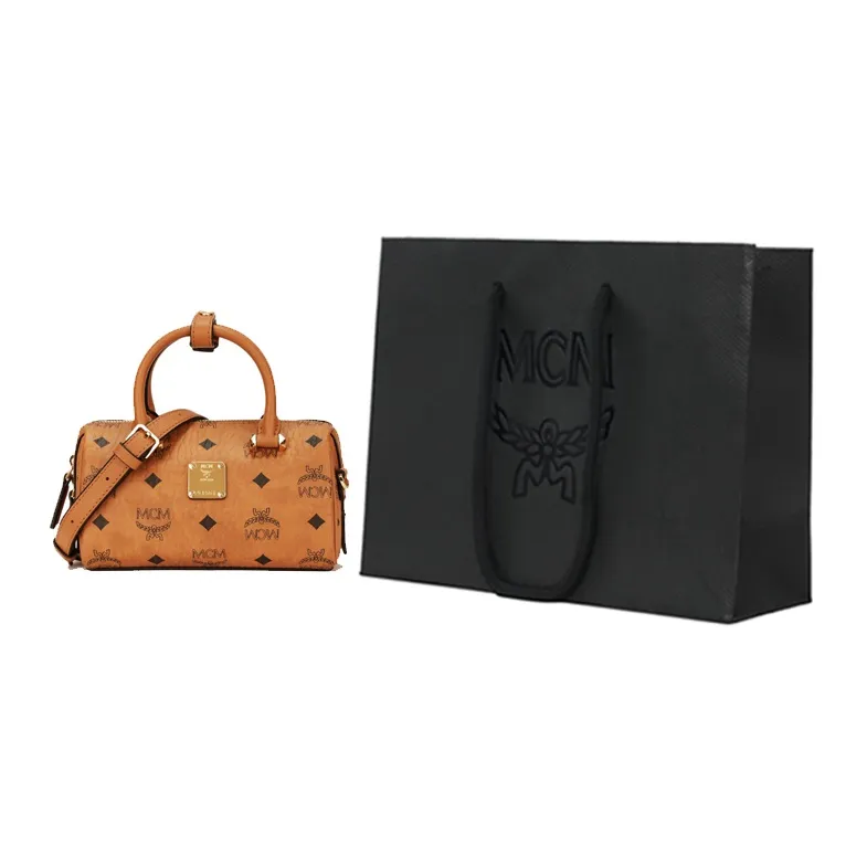 MCM Essential Visetos Origina Monogram Motif Tote Bag-5