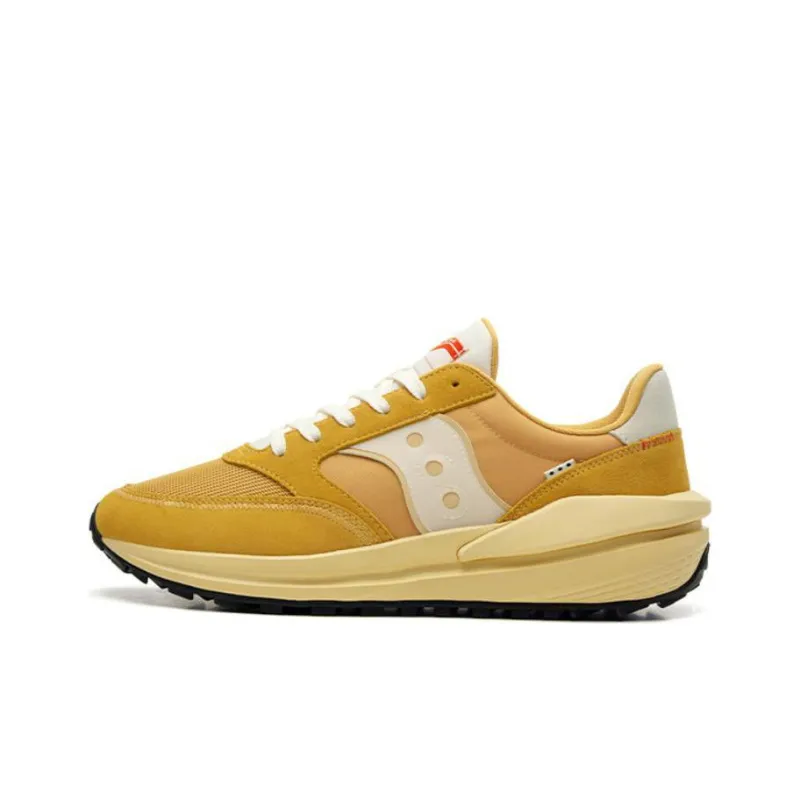 Saucony JAZZ RENEW Durable Breathable Low Top Casual Shoes Unisex Yellow-0
