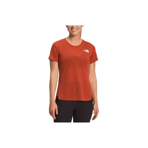 THE NORTH FACE T-Shirts Women's Red Brown