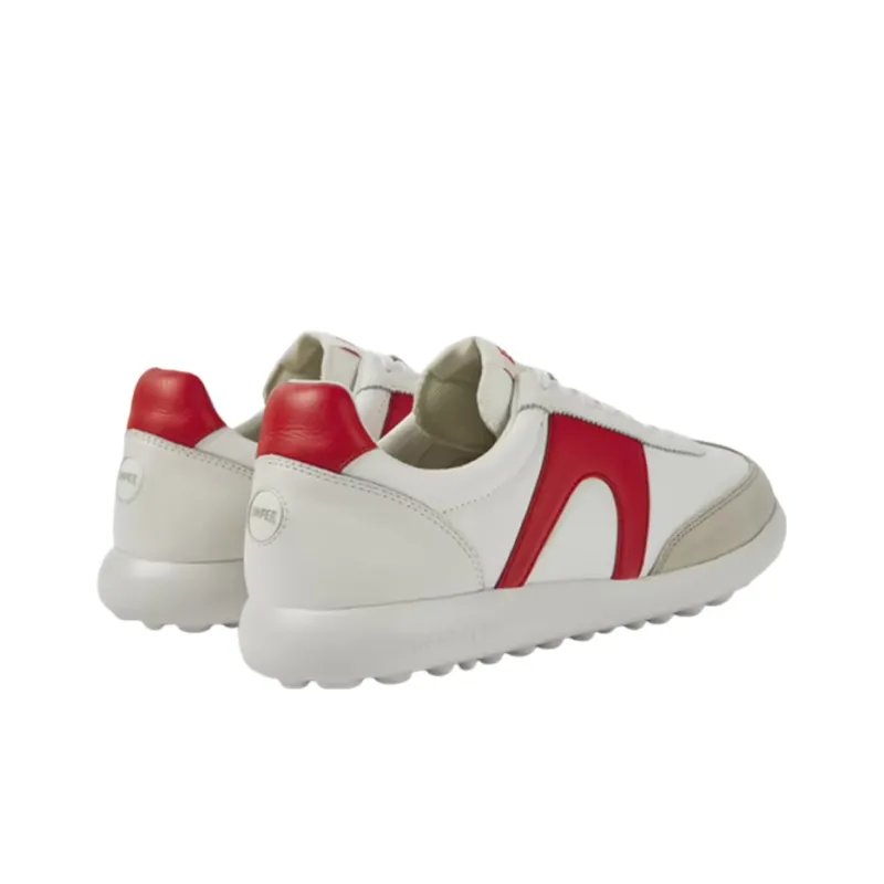 CAMPER Pelotas XLite Low-Top Sports Casual Shoes Men's White Red-1