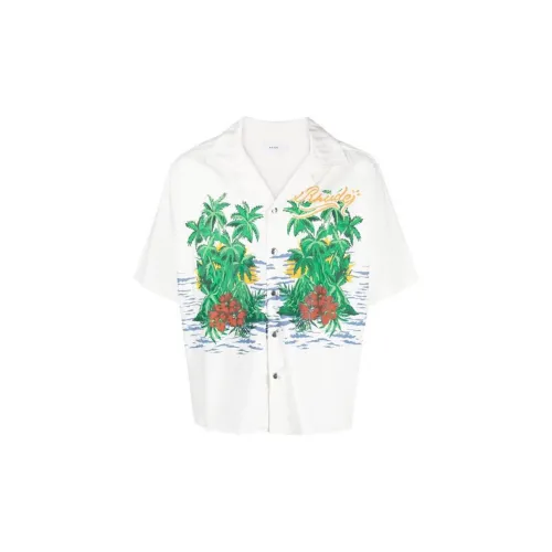 RHUDE Palmas Snap Short-sleeve Shirt