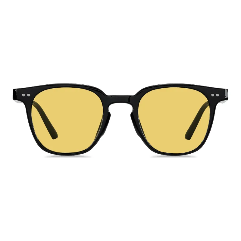ENFANTIN Round Sunglasses Unisex Black-5