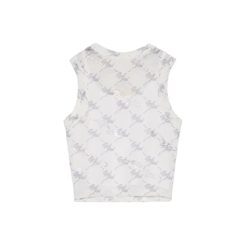 Ed Hardy Tank Tops Women's White E1PBW360-1
