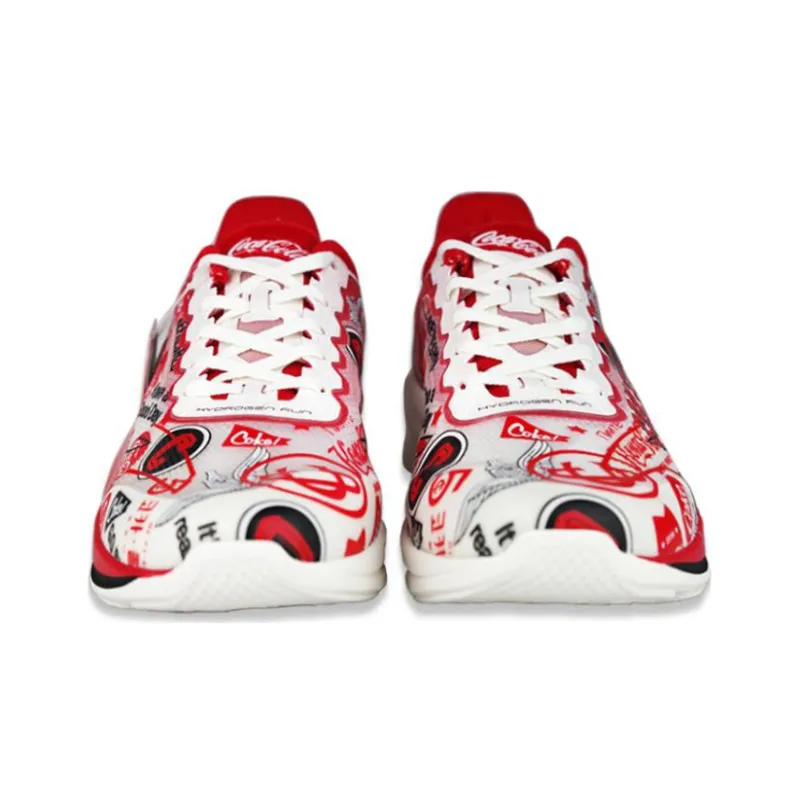 Coca-Cola x Anta Anti-Slip And Wear-Resistant Breathable Low-Top Running Shoes Men's Red Black-3