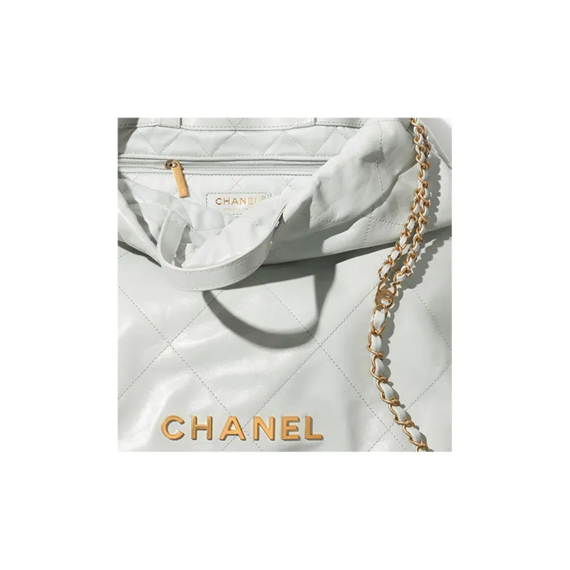 CHANEL Calfskin Backpack Tubas Women's Light Blue-2