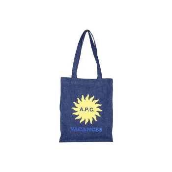 A.P.C Denim One Shoulder Handbags Men's Blue
