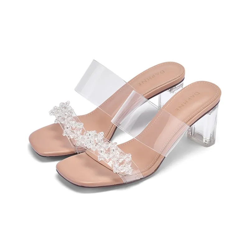 DAPHNE Rubber Sole Slip Resistant Slide Slippers Women's-3