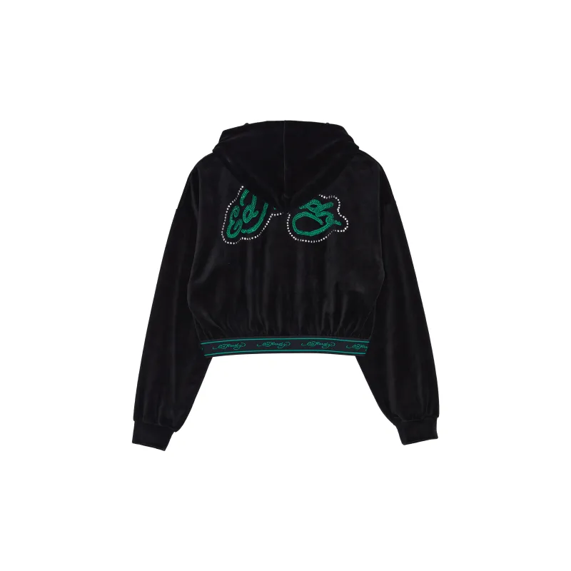 Ed Hardy Sweatshirts Women's Black E1PAW049-1