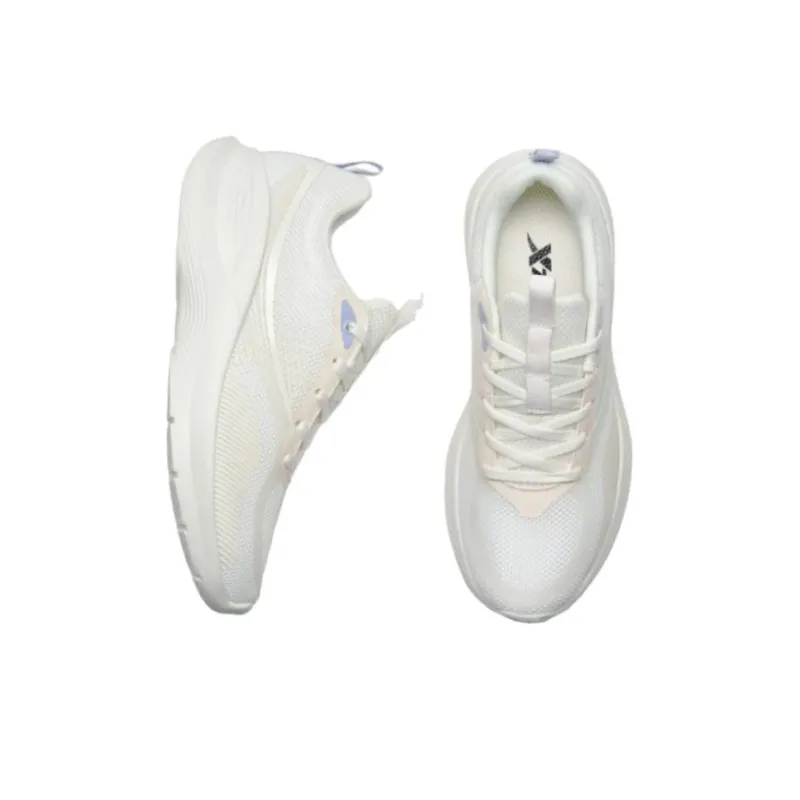 XTEP Comfort Joy 1.5 Slip Resistant Cushioning Wear Resistant Low Top Running Shoes Women's White Pink Purple-2