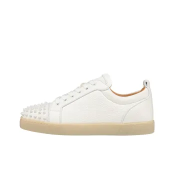 Christian Louboutin Louis Junior Spikes Orlato White