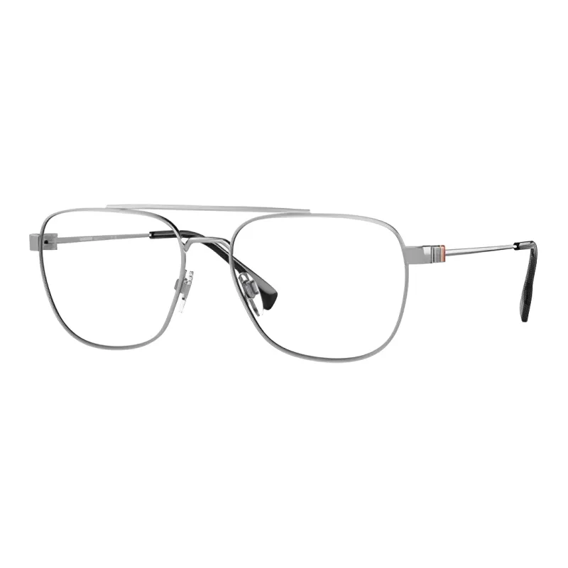 Burberry Metal Irregular Shape Eyeglass Frames Unisex-1