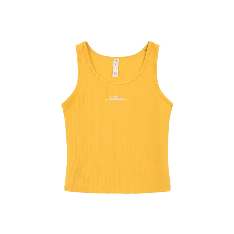 CAMEL Yoga Tank Tops Women's-4