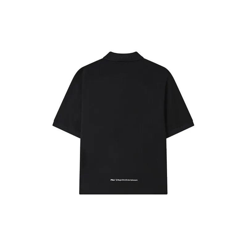 FILA Polo Shirts Men Jet Black-1