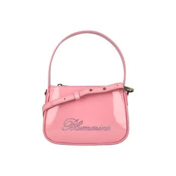 Blumarine Leather Shoulder Bag Crossbody Bag Handbag Women's Pink