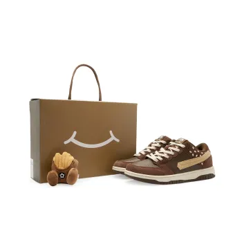 Vandy The Pink Choco Churro Burger Shoes Low Top Stylish Skateboarding Shoes Unisex Brown