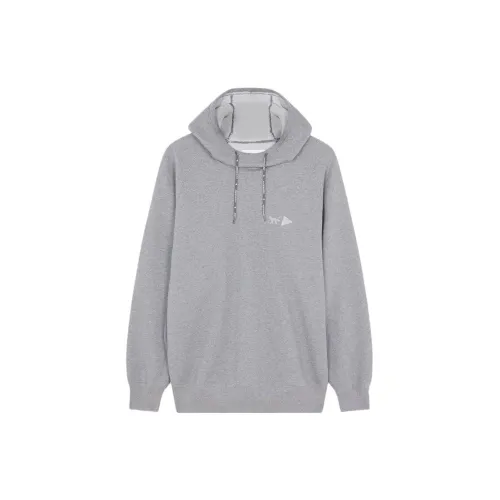 And Wander Maison Kitsune X AND WANDER Sweatshirts Unisex Gray