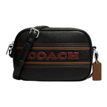 COACH Jamie Grained Leather Camera Bag Shoulder Bag Crossbody Bag Mini Women's Black