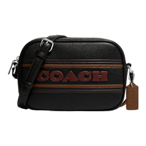 COACH Jamie Grained Leather Camera Bag Shoulder Bag Crossbody Bag Mini Women's Black