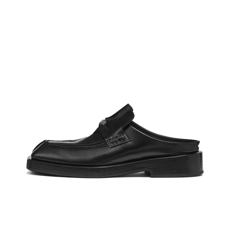 VERSACE Slip Resistant Stylish Sandal Men's Black-0
