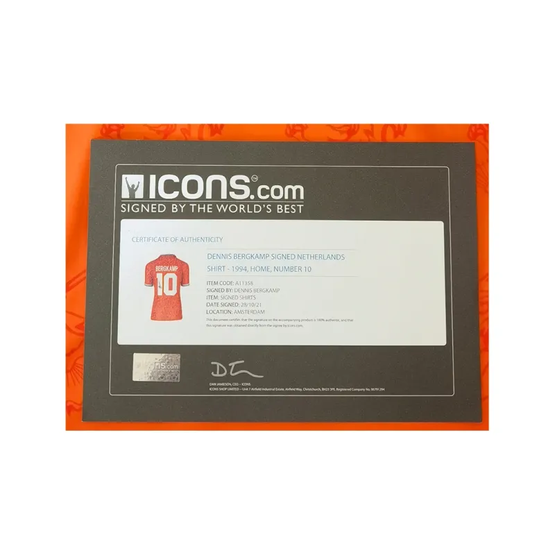 Huayitaojin Football Fan Supply Officially Licensed Company Certificate With Icons Not Including Framing-2
